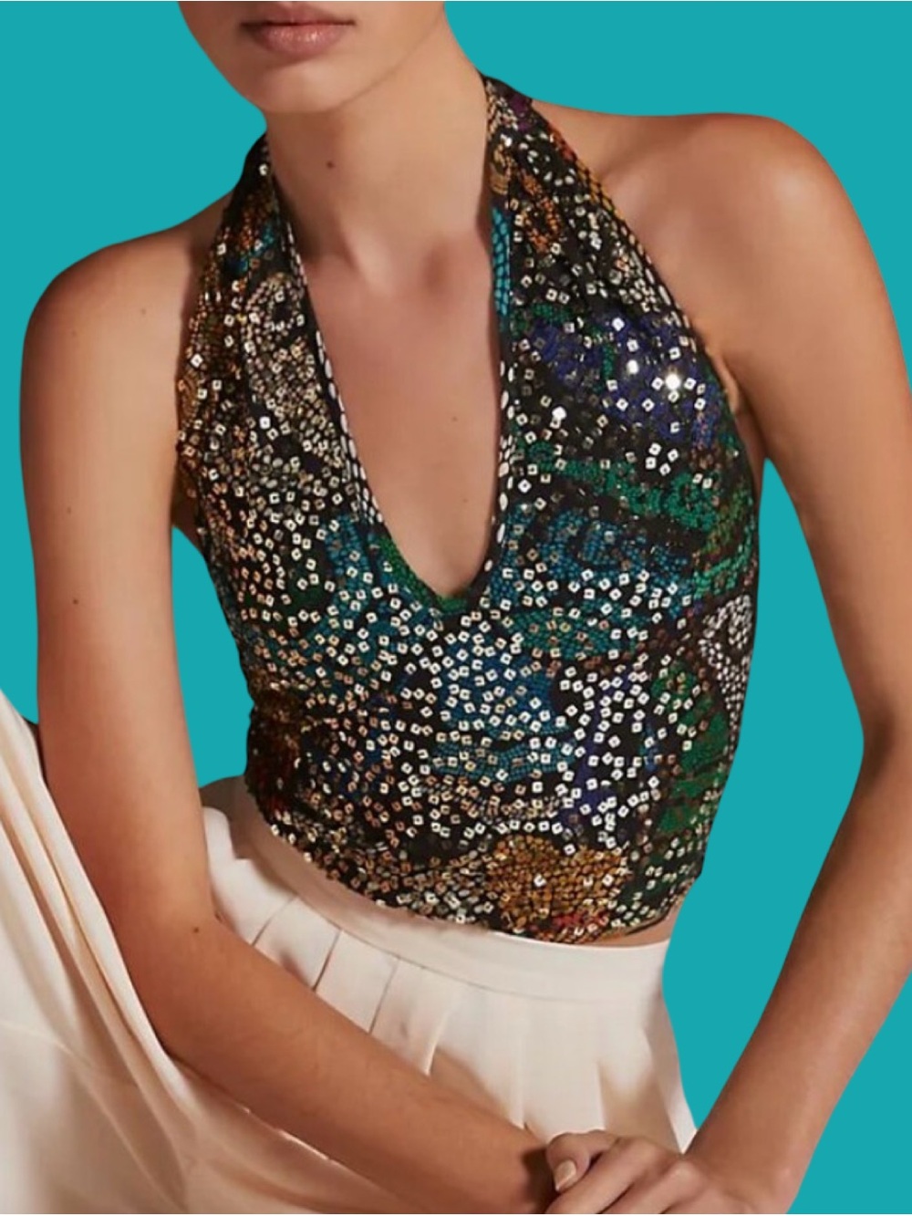 NWT VERB by Pallavi Singhee Halter Top